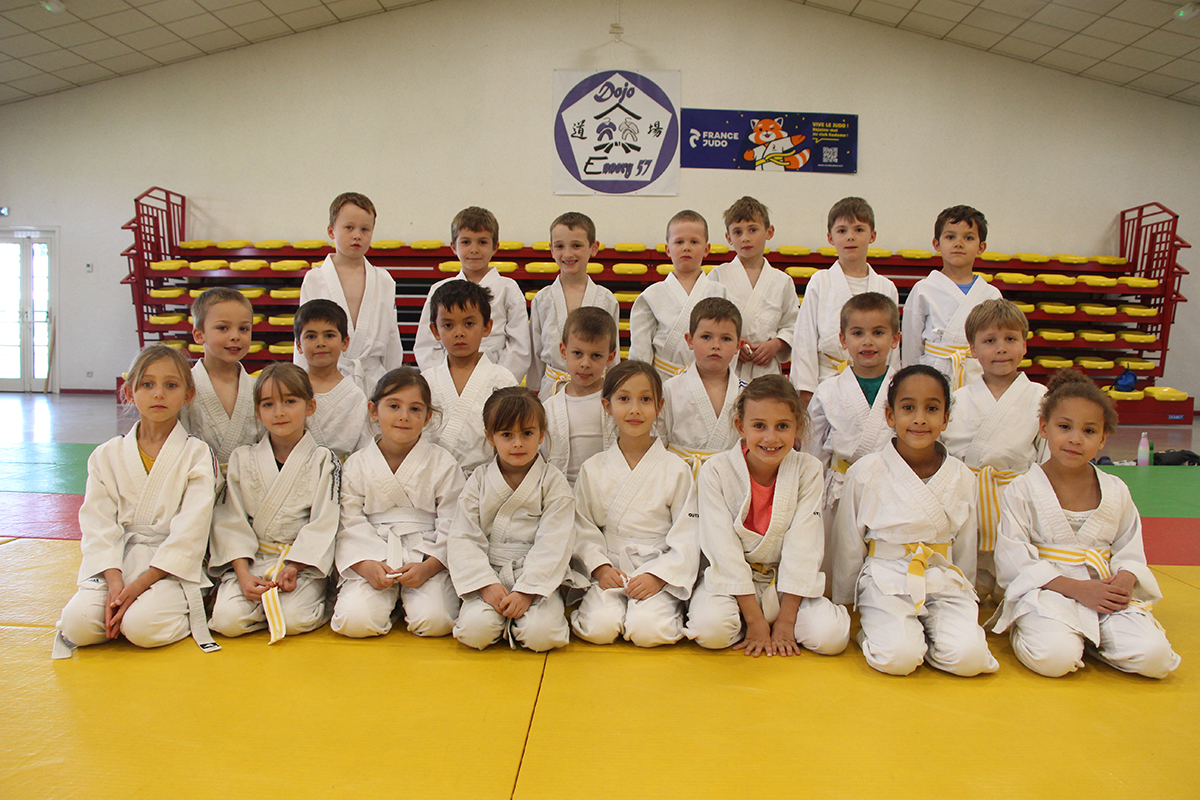 Ce groupe est composé des enfants de 6 à 7 ans. Certains sont totalement novices, d'autres sont issus du groupe éveil judo.